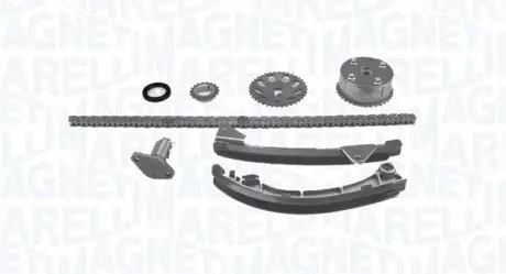 MCK0232 MAGNETI MARELLI TOYOTA К-кт ланцюга ГРМ (ланцюг+ 2 напрямних+ натягувач + 3 шестерні + сальник) MAGNETI MARELLI підбір по vin на Brocar
