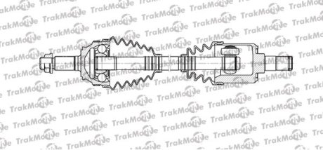 301115 TRAKMOTIVE LAND ROVER Полуось прав. L=590mm 28/25 зуб FREELANDER I (L314) 2.0 Td4 4x4 01-06 TRAKMOTIVE підбір по vin на Brocar