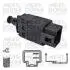 MEATDORIA CHEVROLET Выключатель STOP-сигналов Aveo 06-, Lacetti 05-, Matiz 05-, Tacuma 00-. 35100