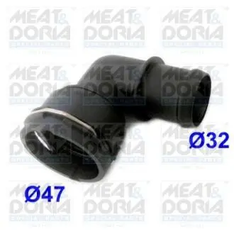 93507 MEATDORIA SEAT Трубка охолод. рідини IBIZA III 1.9 TDI Cupra R 04-08 MEAT&DORIA підбір по vin на Brocar