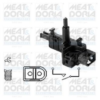 36029 MEATDORIA DB Выключатель света заднего хода W202,124,210 MEAT&DORIA підбір по vin на Brocar