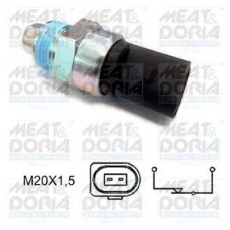 36035 MEATDORIA VW Выключатель света заднего хода Golf IV MEAT&DORIA підбір по vin на Brocar