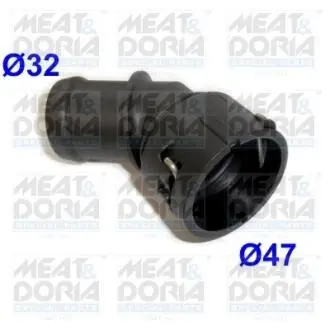 93508 MEATDORIA VW Фланец охолод. рідини AUDI, SKODA MEAT&DORIA підбір по vin на Brocar