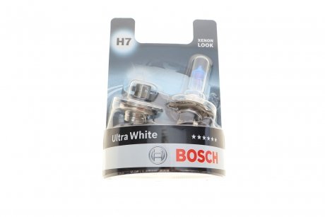 1987301441 Лампа розжарювання H7 12V 55W PX26d Ultra White 4200K (комплект) (вир-во Bosch) BOSCH підбір по vin на Brocar