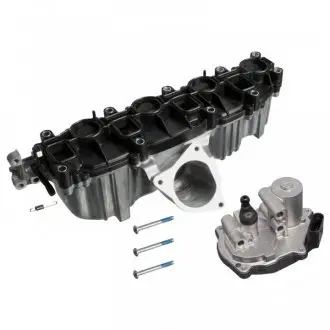 176636 FEBI VW колектор впускний з патрубком дрос. заслонки AUDI, SKODA, 2.0TDI 03- FEBI BILSTEIN підбір по vin на Brocar