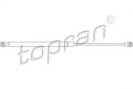 301035 Упругий элемент, крышка багажника / помещения для груза TOPRAN підбір по vin на Brocar