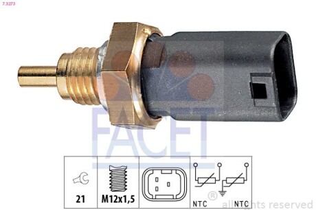 73273 Температурный датчик охлаждающей жидкости FACET подбор по vin на Brocar