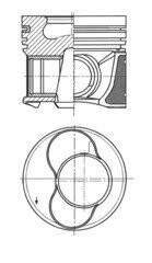 41159610 Поршень KOLBENSCHMIDT 41159610 KOLBENSCHMIDT подбор по vin на Brocar