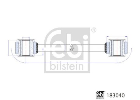 183040 Автозапчастина FEBI BILSTEIN підбір по vin на Brocar