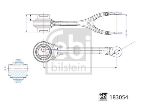 183054 Автозапчастина FEBI BILSTEIN підбір по vin на Brocar