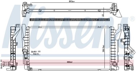 606385 Автозапчастина NISSENS подбор по vin на Brocar