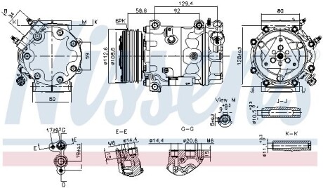 890780 Компресор кондиціонера First Fit NISSENS підбір по vin на Brocar