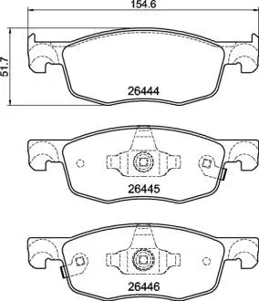 P83185 Гальмівні колодки дискові BREMBO підбір по vin на Brocar