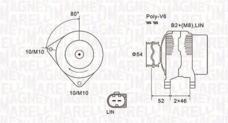 063731970010 Автозапчастина MAGNETI MARELLI підбір по vin на Brocar