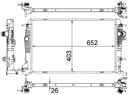 CR857000S Автозапчастина MAHLE / KNECHT підбір по vin на Brocar