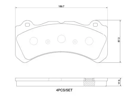 P86034 Гальмівні колодки дискові BREMBO підбір по vin на Brocar