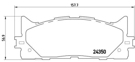 P83117X Автозапчастина BREMBO подбор по vin на Brocar