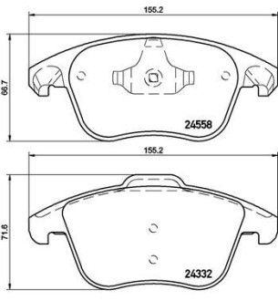 P61117X Автозапчастина BREMBO підбір по vin на Brocar