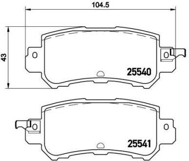 P49047X Автозапчастина BREMBO подбор по vin на Brocar