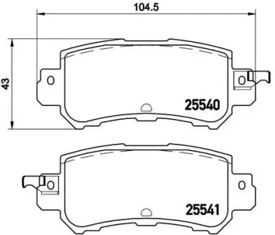 P49047X Автозапчастина BREMBO підбір по vin на Brocar