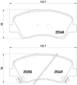 P18025X Автозапчастина BREMBO підбір по vin на Brocar