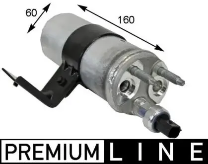 AD104000P Осушувач, система кондиціонування повітря MAHLE / KNECHT подбор по vin на Brocar