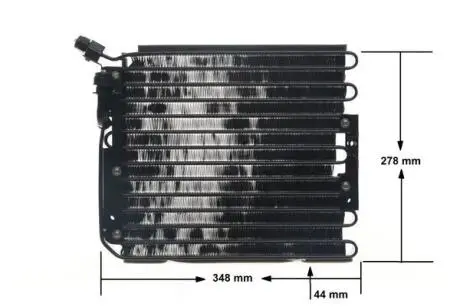 AC316000S Конденсатор, система кондиціонування повітря MAHLE / KNECHT подбор по vin на Brocar