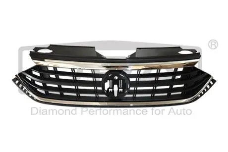 88531810002 Решітка радіатора без емблеми чорна з хром смугою Volkswagen Polo (20-) (88531810002) DPA DPA підбір по vin на Brocar