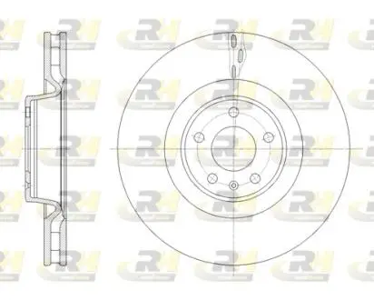 6167110 Гальмівний диск ROADHOUSE підбір по vin на Brocar