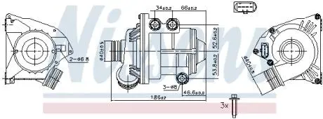 831087 Радіатор NISSENS підбір по vin на Brocar