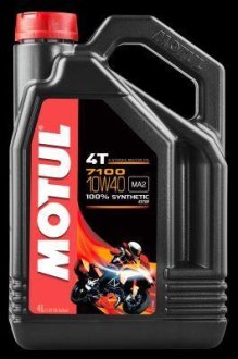 104092 Масло моторное синтетическое "7100 4T 10W-40", 4л MOTUL подбор по vin на Brocar