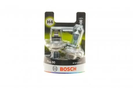 1987301422 Лампа розжарювання H4 12V 60/55W P43t +90 (комплект) (вир-во Bosch) BOSCH підбір по vin на Brocar