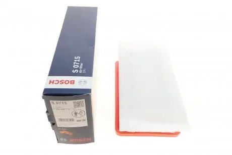 F026400715 ВСТАВКА ПОВІТРЯНОГО ФІЛЬТРА BOSCH F 026 400 715 BOSCH підбір по vin на Brocar