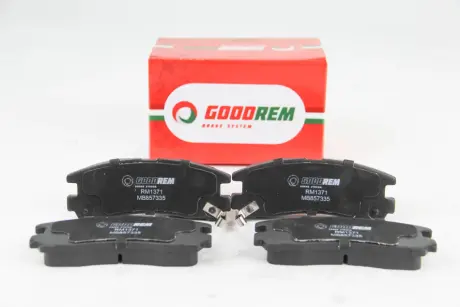 RM1371 Колодки гальмівні задн. Galant/Pajero 87-12 (107.8*41.1*15.5) GOODREM підбір по vin на Brocar