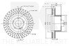 343395 Диск гальмівний вентильований NK підбір по vin на Brocar