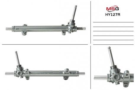 HY127R Рульова рейка без ГПК відновлена HYUNDAI SONATA VI 2010-2014;KIA OPTIMA 2010- USA MSG підбір по vin на Brocar