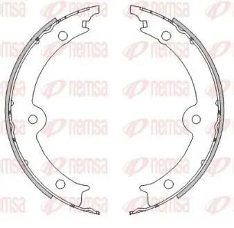 451700 REMSA LEXUS Колодки гальмівні барабанні GS (_S19_) 430 05-11, IS III (_E3_) 200t (ASE30) 15- REMSA підбір по vin на Brocar