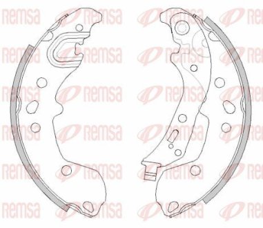 449800 REMSA SEAT Колодки гальмівні барабанні IBIZA V 17-, VW REMSA підбір по vin на Brocar