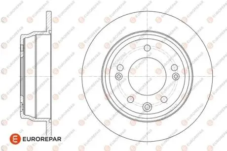 1667871080 Диски гальмівні (к-т 2 шт) EUROREPAR підбір по vin на Brocar