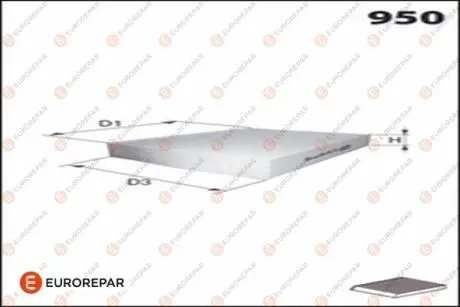 1682951080 EUROREPAR 8421392500 Ф?ЛЬТР САЛОНУ ВУГ?ЛЬНИЙ EUROREPAR подбор по vin на Brocar