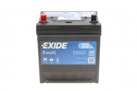 EB505 Стартерная аккумуляторная батарея EXIDE подбор по vin на Brocar