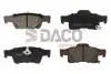 321608 Колодки гальмівні дискові зад. DACO підбір по vin на Brocar