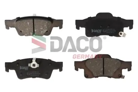321608 Колодки гальмівні дискові зад. DACO підбір по vin на Brocar
