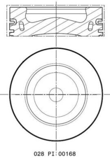 028PI00168000 Автозапчастина MAHLE / KNECHT підбір по vin на Brocar