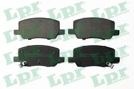 05P2248 Комплект гальмівних колодок з 4 шт. Дисків LPR підбір по vin на Brocar