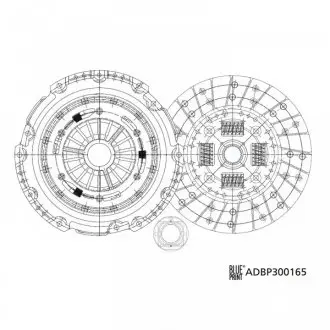 ADBP300165 Комплект зчеплення BLUE PRINT підбір по vin на Brocar