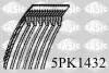 5PK1432 Поліклиновий ремінь SASIC підбір по vin на Brocar