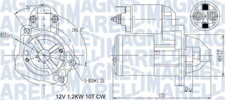 063721469010 Автозапчастина MAGNETI MARELLI підбір по vin на Brocar