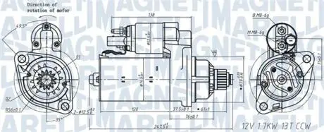 063721508010 Автозапчастина MAGNETI MARELLI подбор по vin на Brocar