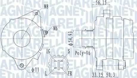 063732027010 Автозапчастина MAGNETI MARELLI подбор по vin на Brocar